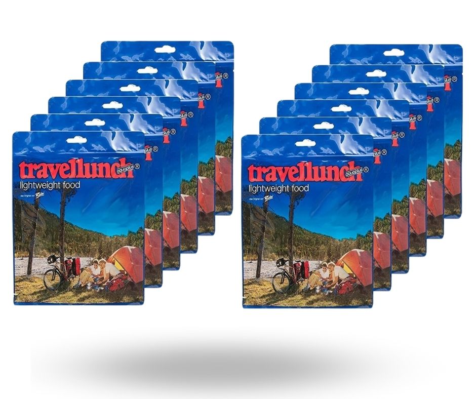 Travellunch 6 x Komplette Tagesration Alles was du für unterwegs brauchst