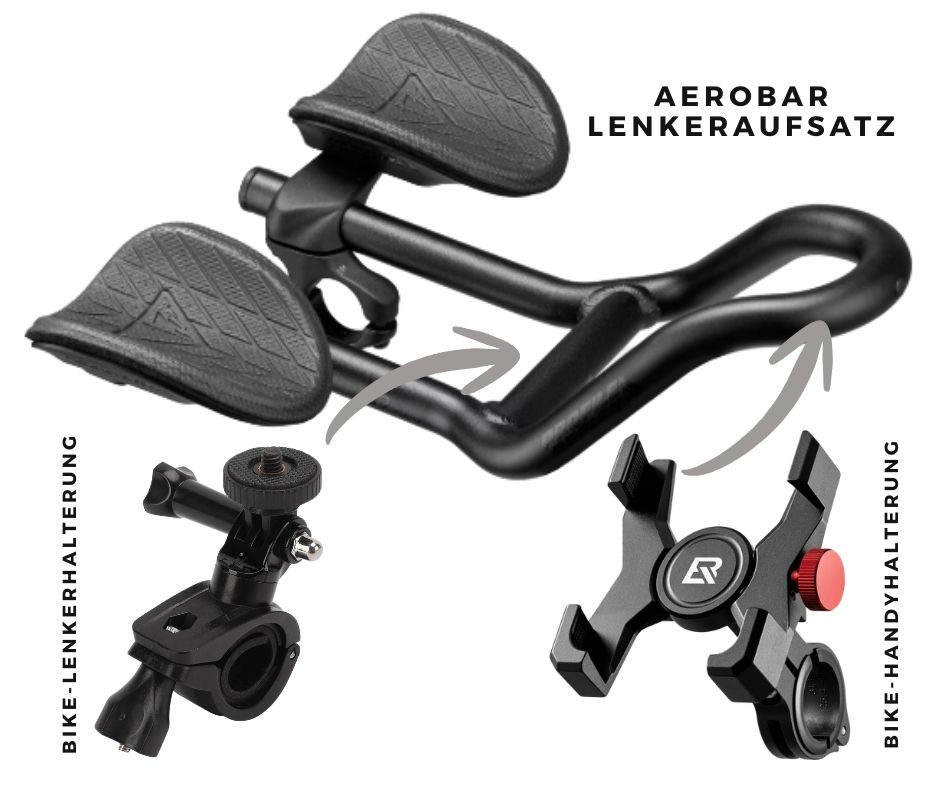 Aero Bars für lange Etappen - und Platz am Cockpit
