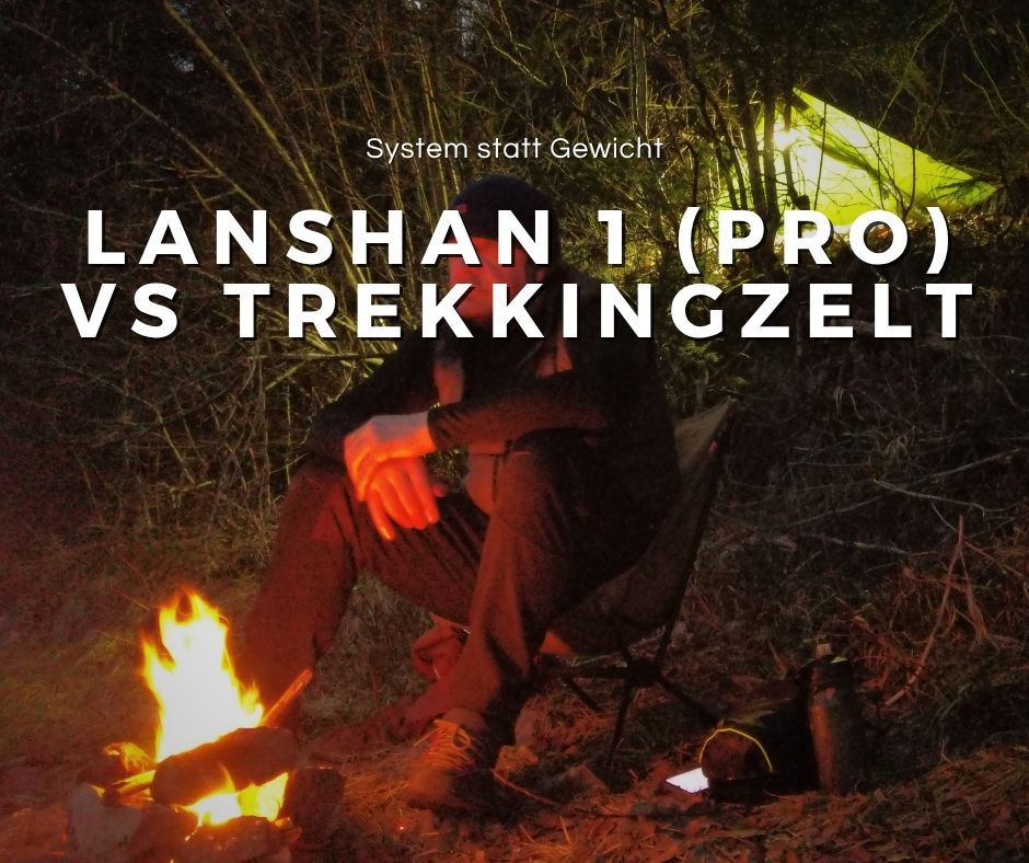 Mehr über den Artikel erfahren Bikepacking Zelt: Lanshan 1 (Pro) vs Trekkingzelt
